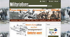 Desktop Screenshot of militariaguns.com